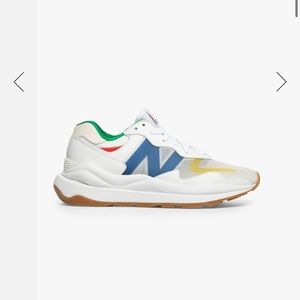 NB STAUD 57/40 UNISEX SNEAKER, New Balance Staud Multicolored White Blue Quartz